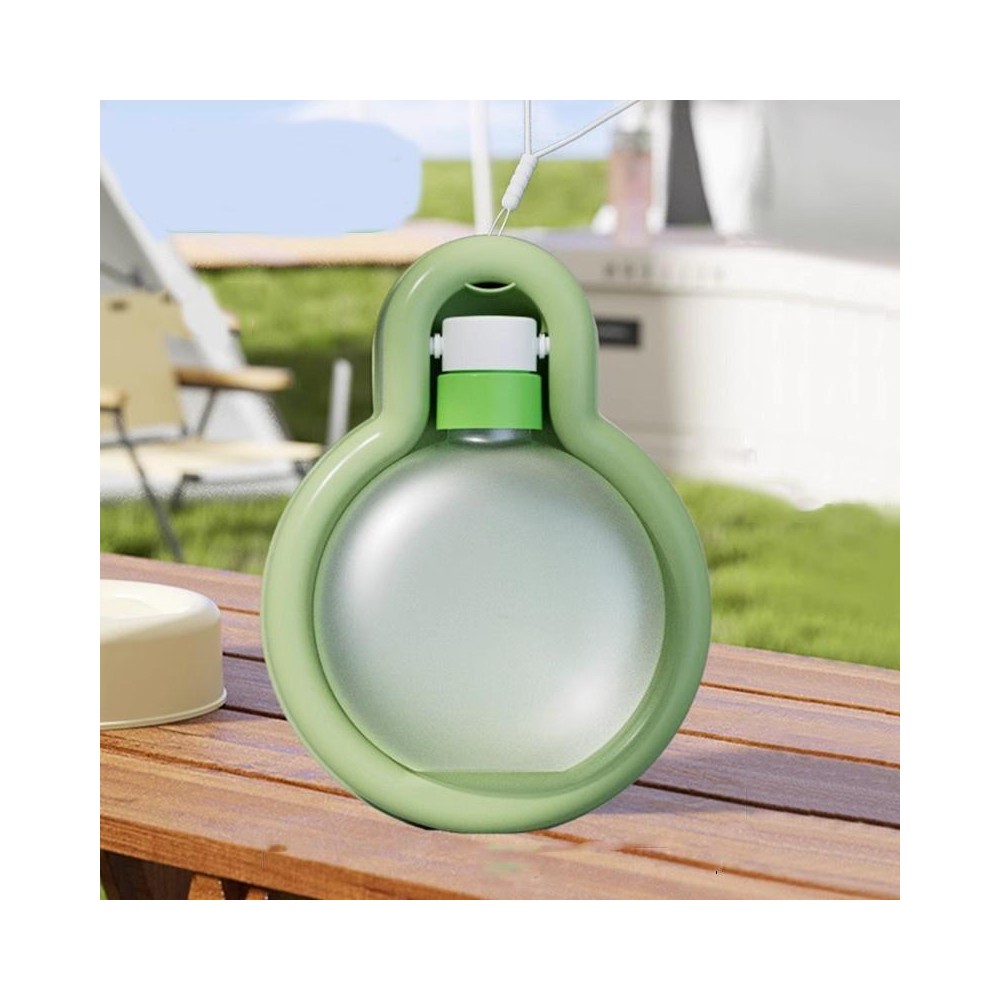 Pet Outdoor Water Cup Portable Foldable Tumbler Kettle 350ml Green