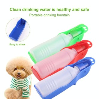 10 PCS 250ml Outdoor Portable Dog / Pet Water Bottle, Random Color Delivery