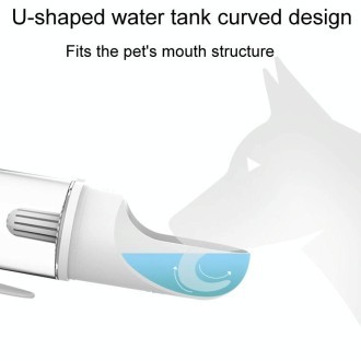 Pet Outdoor Travel Mug Outdoor Portable Travel Water Bottle(White)