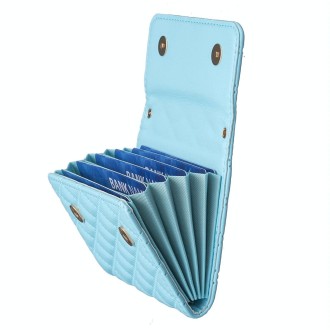 BFK10 Horizontal Card Bag Mobile Phone Back Sticker(Blue)