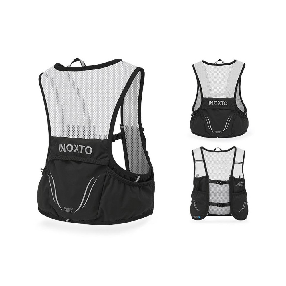 INOXTO Outdoor Cycling Off-Road Multifunctional Hydration Backpack, Size: Large(Black)