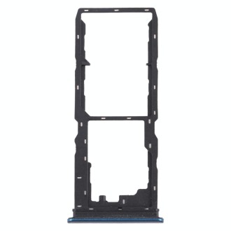 For vivo Y30 (China) / Y20s V2034A SIM Card Tray + SIM Card Tray + Micro SD Card Tray (Blue)