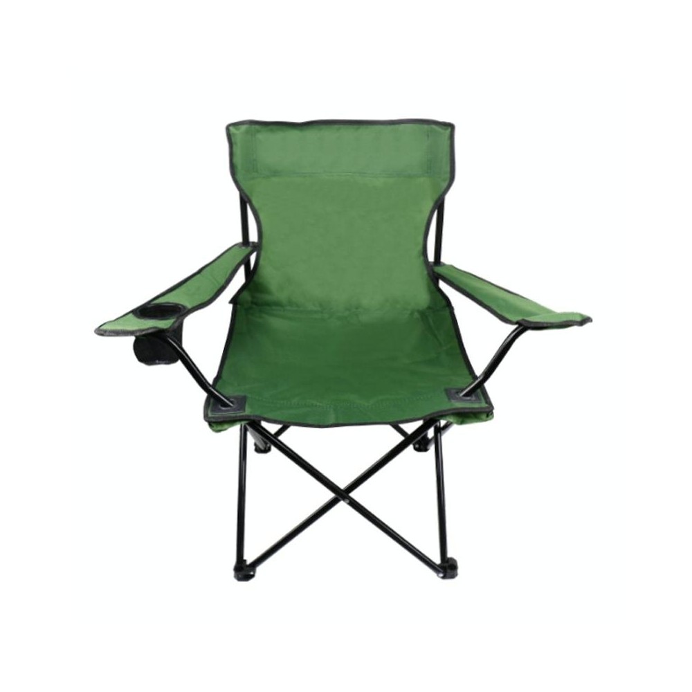 Casual Picnic Sketching Handrest Backrest Fishing Portable Beach Chair(Ink Green)