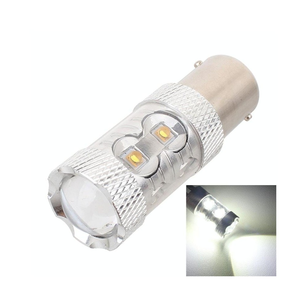 1156/BA15S 50W 750LM 6500K White Light 10-3535-LEDs Car Backup light , Constant Current , DC12-24V