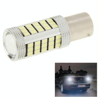 2 PCS 1156/BA15S 3W White 66 LED SMD 2835 Brake Light for Vehicles, DC 12V