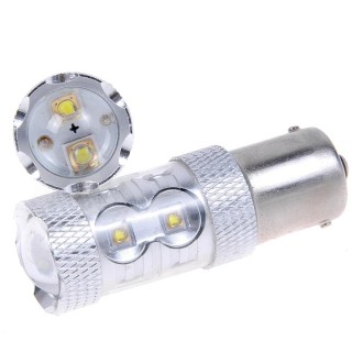 2PCS 1157/BAY15D 650 Lumen 50W 10-3535-LEDs 6500K White Light Car Brake Light, DC 12-24V