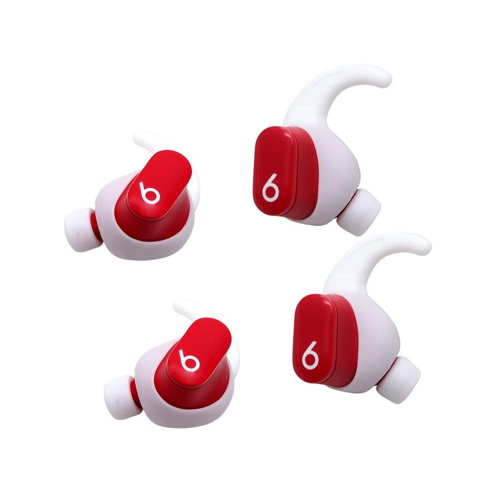 For Beats Studio Buds 2pairs Wireless Bluetooth Earphone Silicone Non-slip Ear Caps(White)