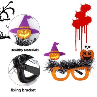 Halloween Party Decoration Glasses Masquerade Costume Props Spider Eyeball Skull