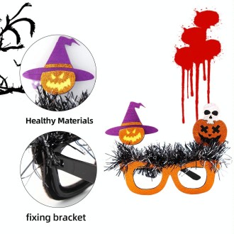 Halloween Party Decoration Glasses Masquerade Costume Props Witch Ghost Skull