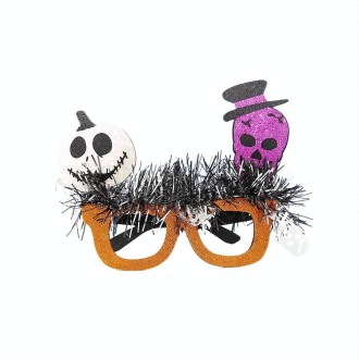 Halloween Party Decoration Glasses Masquerade Costume Props Pumpkin Skull