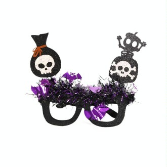 Halloween Party Decoration Glasses Masquerade Costume Props Candy Bag Skull Bat