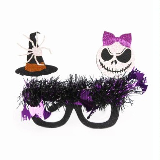 Halloween Party Decoration Glasses Masquerade Costume Props Witch Hat Demon Bat