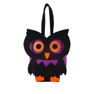 Halloween Felt Candy Bag Party Costume Three-Dimensional Handbag, Color: Owl