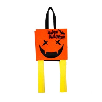 Halloween Felt Candy Bag Party Costume Three-Dimensional Handbag, Color: Demon Fan Banner Flag