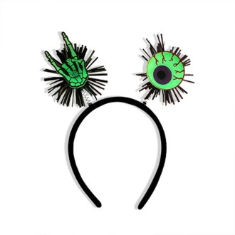 Halloween Horror Hair Accessories Luminous Headband Party Luminous Props, Color: Hand + Eyeball