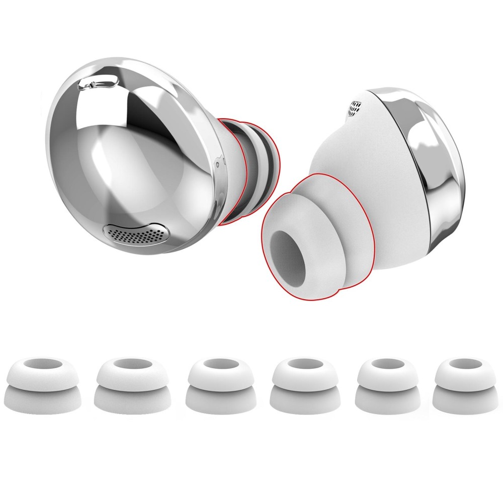 For Samsung Galaxy Buds Pro AhaStyle PT168 Silicone Earphone Earcups, Size:S+M+L(White)