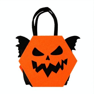 Halloween Felt Candy Bag Party Costume Three-Dimensional Handbag, Color: Devil Wings