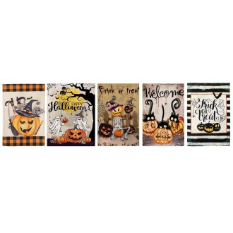 Garden Flag Pendant Halloween Decoration Hanging Flag(E Model)