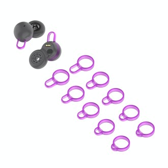 5 Pairs Non-Slip Silicone Earphone Ferrule Set for Sony LinkBuds Ear Cap(Purple)