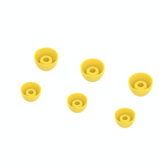 For Samsung Galaxy Buds2 Wireless Earphone Silicone Earplug Sleeve Ear Cap Earmuffs(Yellow)