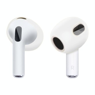 Ear Cap Silicone Protective Case for AirPods 3(White)