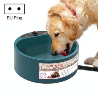 Pet Heating Bowl Cat And Dog Food Tray Automatic Constant Temperature And Heat Preservation Water Bowl, Plug Type:EU Plug 220-23