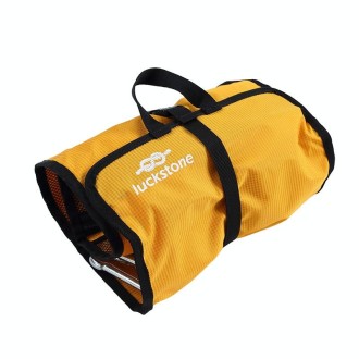 LUCKSTONE Outdoor Climbing Rope Hook Storage Bag Climbing Equipment Organizing Bag Tool Bag(Yellow)