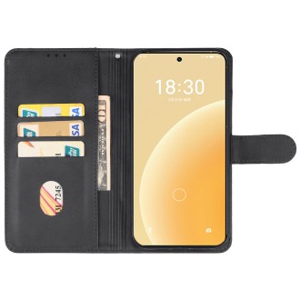 For Meizu 20 Leather Phone Case(Black)