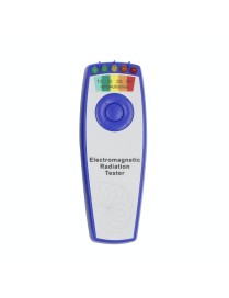 5 LED Electromagnetic Field EMF Gauss Meter Ghost Hunting Detector(Without Battery Blue)