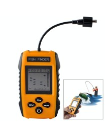Portable Wired Fish Finder with Sonar Sensor Transducer and LCD Display 