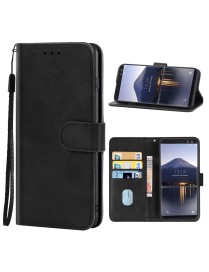 Leather Phone Case For DOOGEE BL12000 / BL12000 Pro(Black)