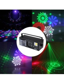 LED-MK004 60W Colorful Light, 4 in 1 Projector Indoor Stage Decoration Atmosphere Light with Holder / Auto Run / Sound Control /