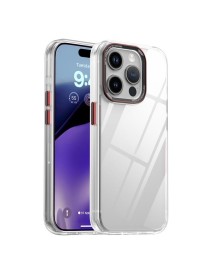 For iPhone 15 Pro iPAKY MG Series Transparent PC+TPU Phone Case(Transparent)