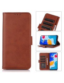 For iPhone 15 Pro Cow Texture Leather Phone Case(Brown)
