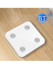 8066 Smart Body Fat Electronic Scale Home Bluetooth Weight Scale, Colour: Charging Style(White)