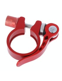 5 PCS Bicycle Accessories Quick Release Clip Road Bike Seatpost Clamp, Size: 34.9mm(Red)