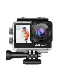C1 Dual-Screen 2.0 inch + 1.3 inch Screen Anti-shake 4K WiFi Sport Action Camera Camcorder with Waterproof Housing Case,  Allwin
