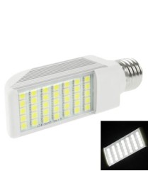 E27 8W 720LM LED Transverse Light Bulb, 35 LED SMD 5050, White Light, AC 85V-265V
