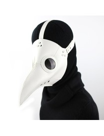 HG065 Halloween Dress Up Props Beak Shape Mask, Size: 30 x 25cm(White)