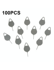 100 PCS Universal Thickened and Hardened Steel Phone Card Removal Pin(Style 1)