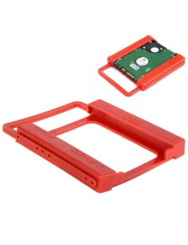2.5 inch to 3.5 inch SSD HDD Notebook Hard Disk Drive Mounting Bracket Adapter Holder Hot Search(Red)