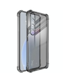 For Meizu 20 Pro 5G imak Shockproof Airbag TPU Phone Case(Transparent Black)