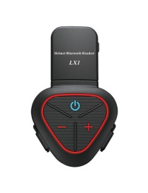 LX1 Motorcycle Half Helmet Waterproof Wireless 5.3 Bluetooth Headset, Version: English(Classic Red)