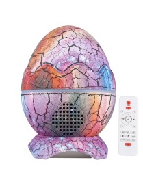 6W Cracked Egg-shaped Remote Control LED Starry Sky Projection Lamp