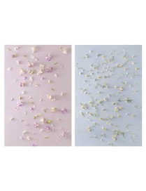 3D Stereo Double-Sided Photography Background Paper(Flower Charm 3)