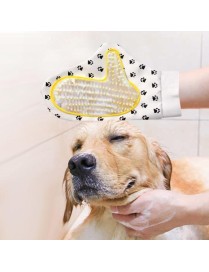 6 PCS Pet Gloves Bath Brush Dog Massage Brush Pet Bath Grooming Supplies