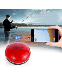 Fish Finder Wireless Mobile Phone Sonar Fish Finder APP Underwater Fish Finder Fishing Fishing Gear(Red)