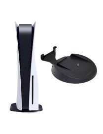 For PS5 Host Vertical Stand Holder Game Console Dock Mount Bracket Base with Fixing Screw