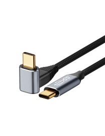 For Steam Deck Gen2 100W USB-C/Type-C Male to USB-C/Type-C Male Stereo Curved Data Cable, Length:2m