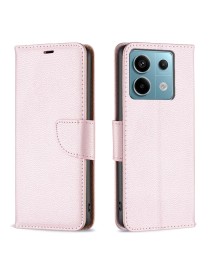 For Xiaomi Redmi Note 13 Pro Litchi Texture Pure Color Leather Phone Case(Rose Gold)
